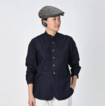 Indigo Supima Oxford 908 Pintuck Shirt - 45R by 45rpm studio