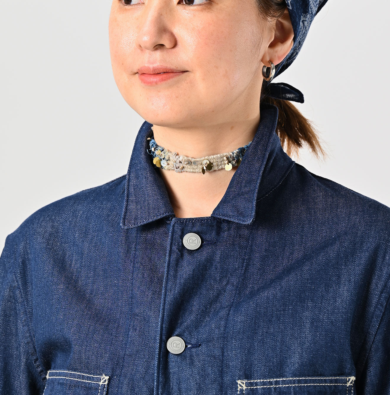 Mon-petit Denim 908 4pocket Shirt Nou - 45R by 45rpm studio