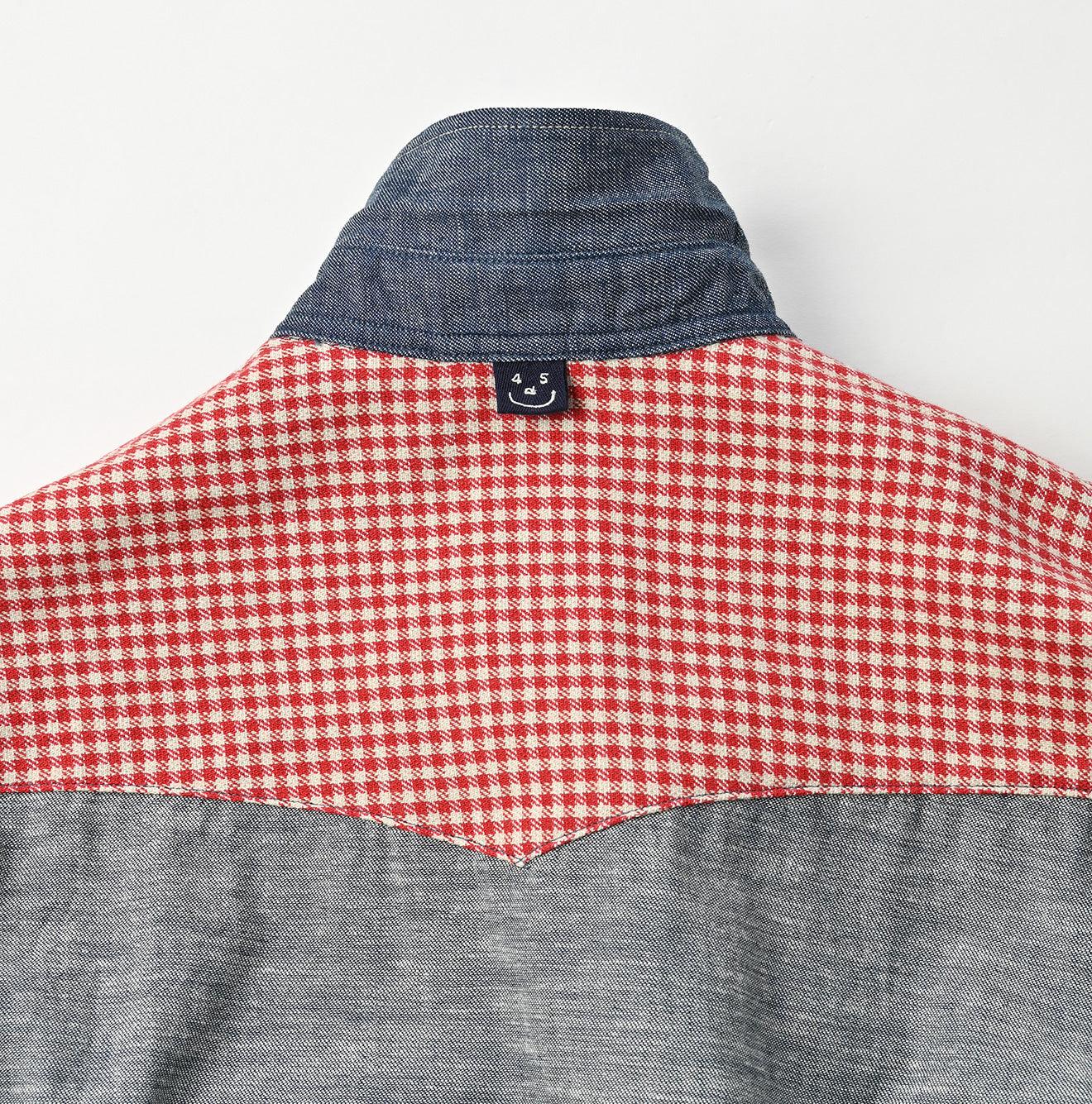 Indigo Dungaree Denim Eastern Shirt Nou - 45R by 45rpm studio - Image 18