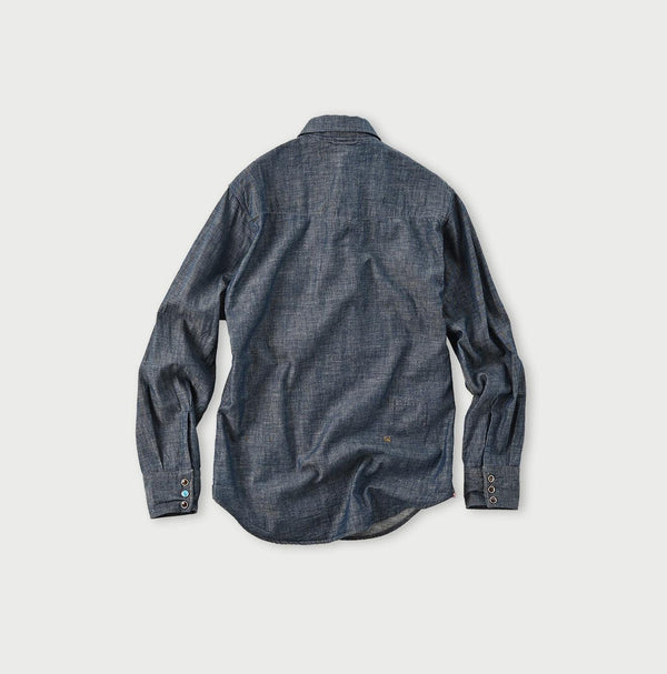 Indigo Dungaree Denim Eastern Shirt Nou - 45R by 45rpm studio