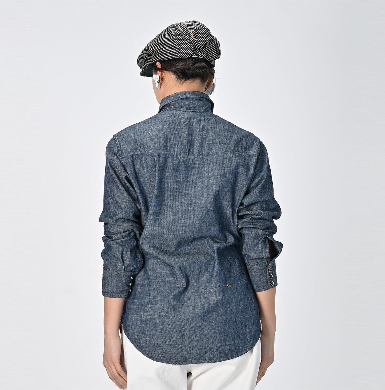 Indigo Dungaree Denim Eastern Shirt Nou - 45R by 45rpm studio - Image 4