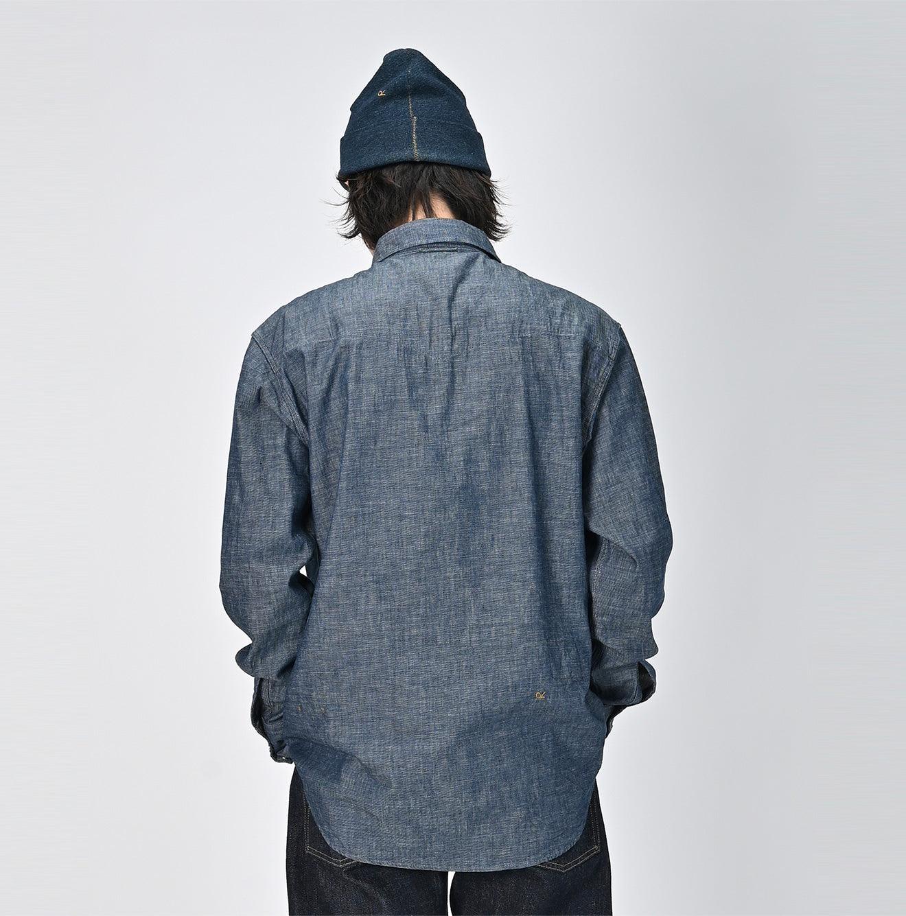 Indigo Dungaree Denim Eastern Shirt Nou - 45R by 45rpm studio - Image 7