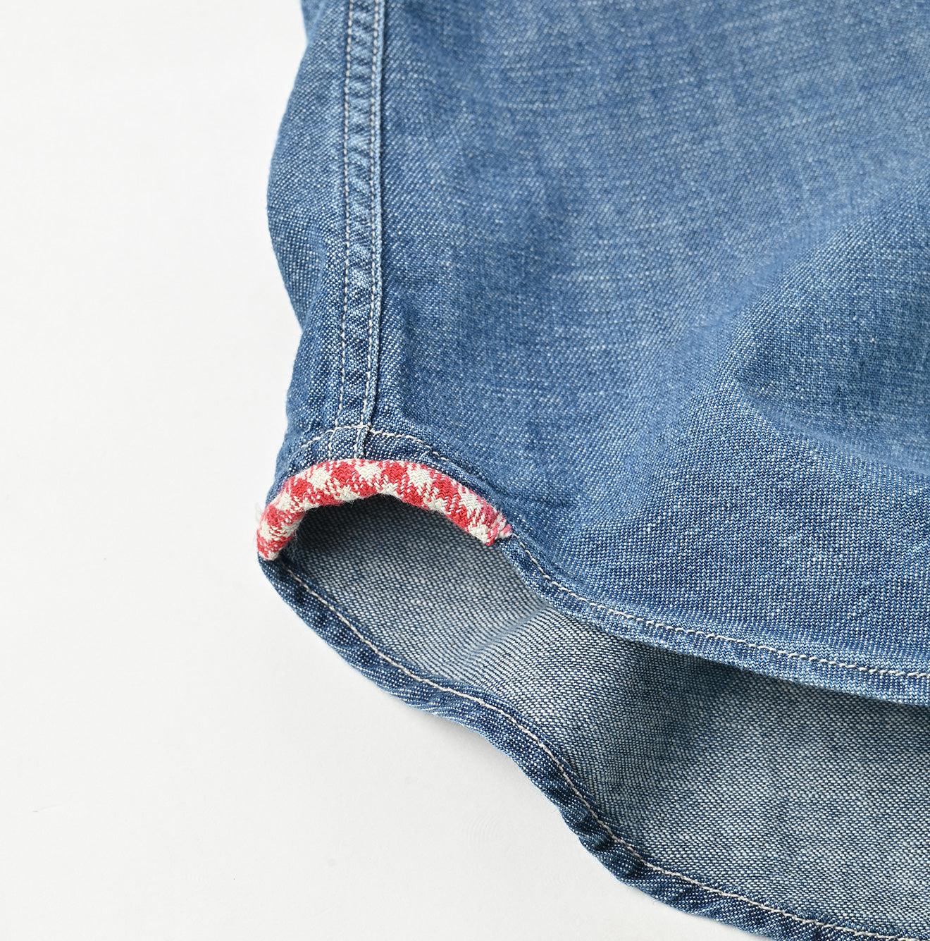 Indigo Dungaree Denim Eastern Shirt Zyu (Size 1 & 2) - 45R by 45rpm studio - Image 10