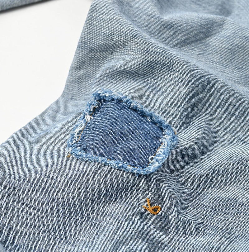 Indigo Dungaree Denim Eastern Shirt Zyu (Size 1 & 2) - 45R by 45rpm studio - Image 14