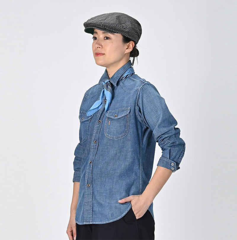 Indigo Dungaree Denim Eastern Shirt Zyu (Size 1 & 2) - 45R by 45rpm studio - Image 4