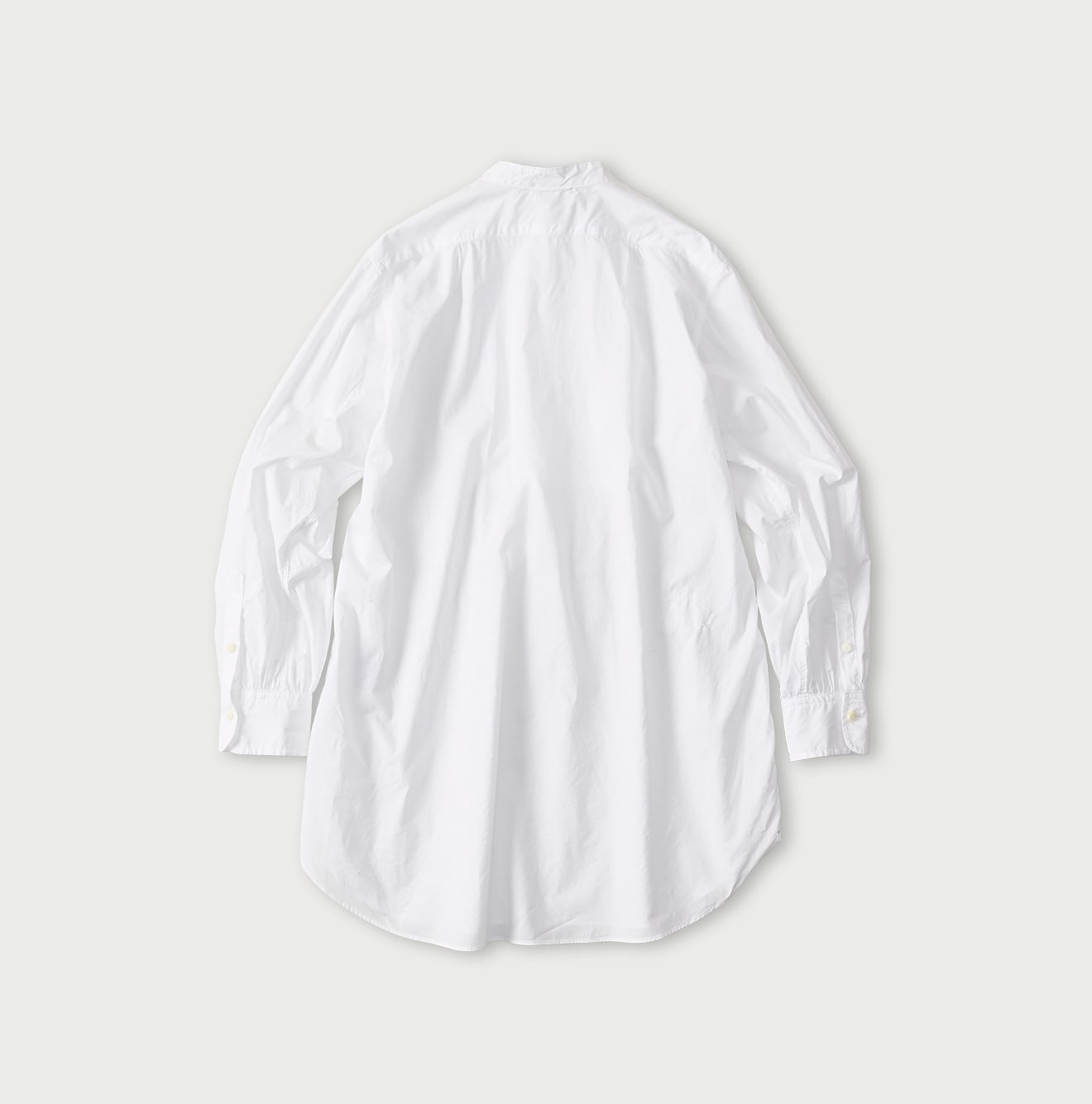 45R Batiste 908 Tuck Stand Collar Shirt (White) - Image 12