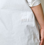 45R Batiste 908 Tuck Stand Collar Shirt (White)