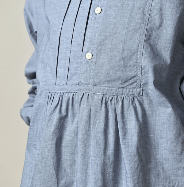 45R Batiste 908 Tuck Stand Collar Shirt