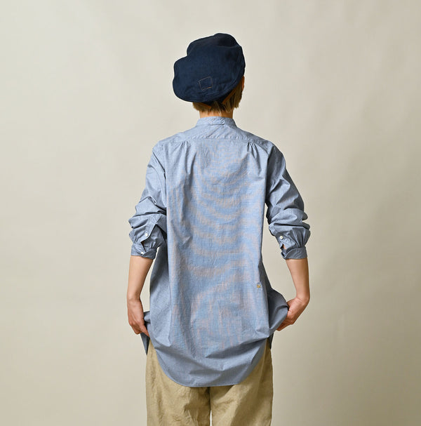 45R Batiste 908 Tuck Stand Collar Shirt