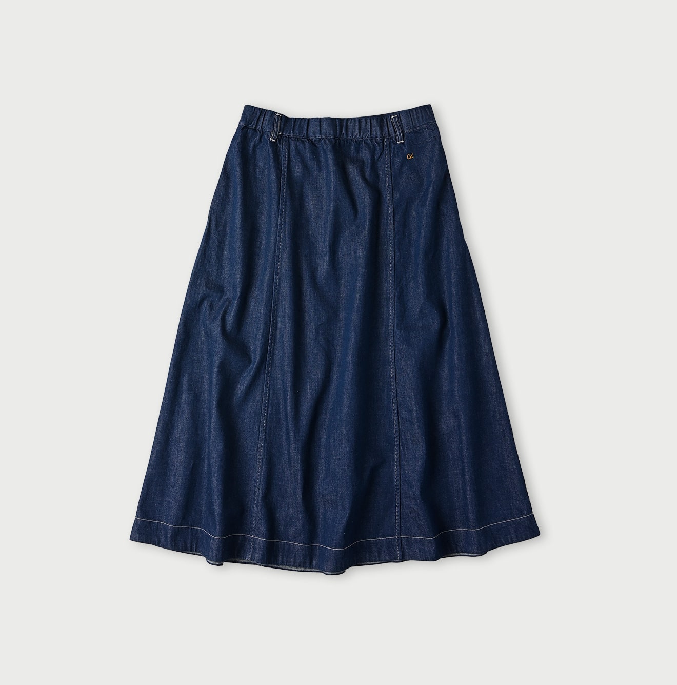 45R Mon-petit Denim Flare Skirt Nou