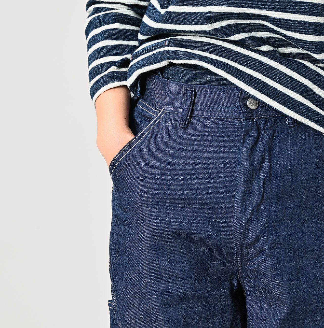 45R Mon-petit Denim Baker Pants Now