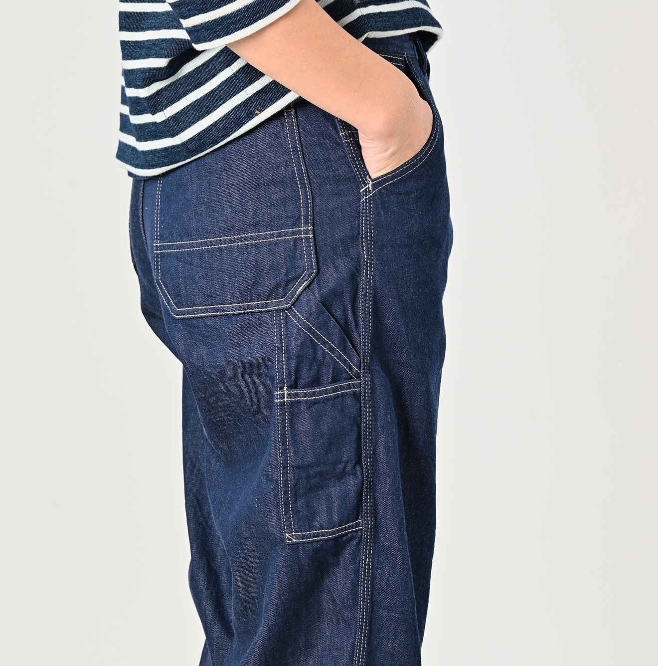 Mon-petit Denim Paiker Pants Nou - 45R by 45rpm studio