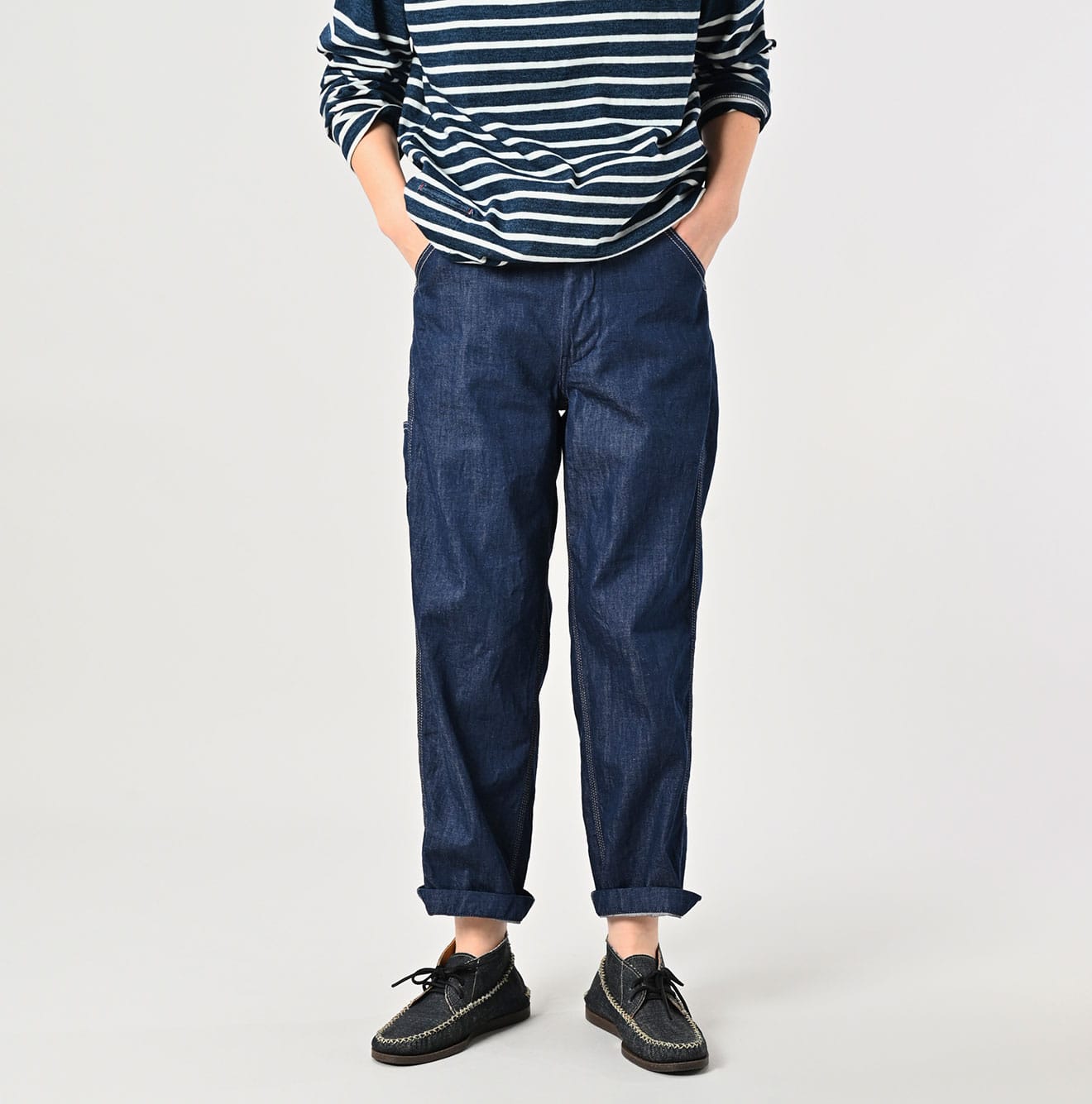 45R Mon-petit Denim Baker Pants Now