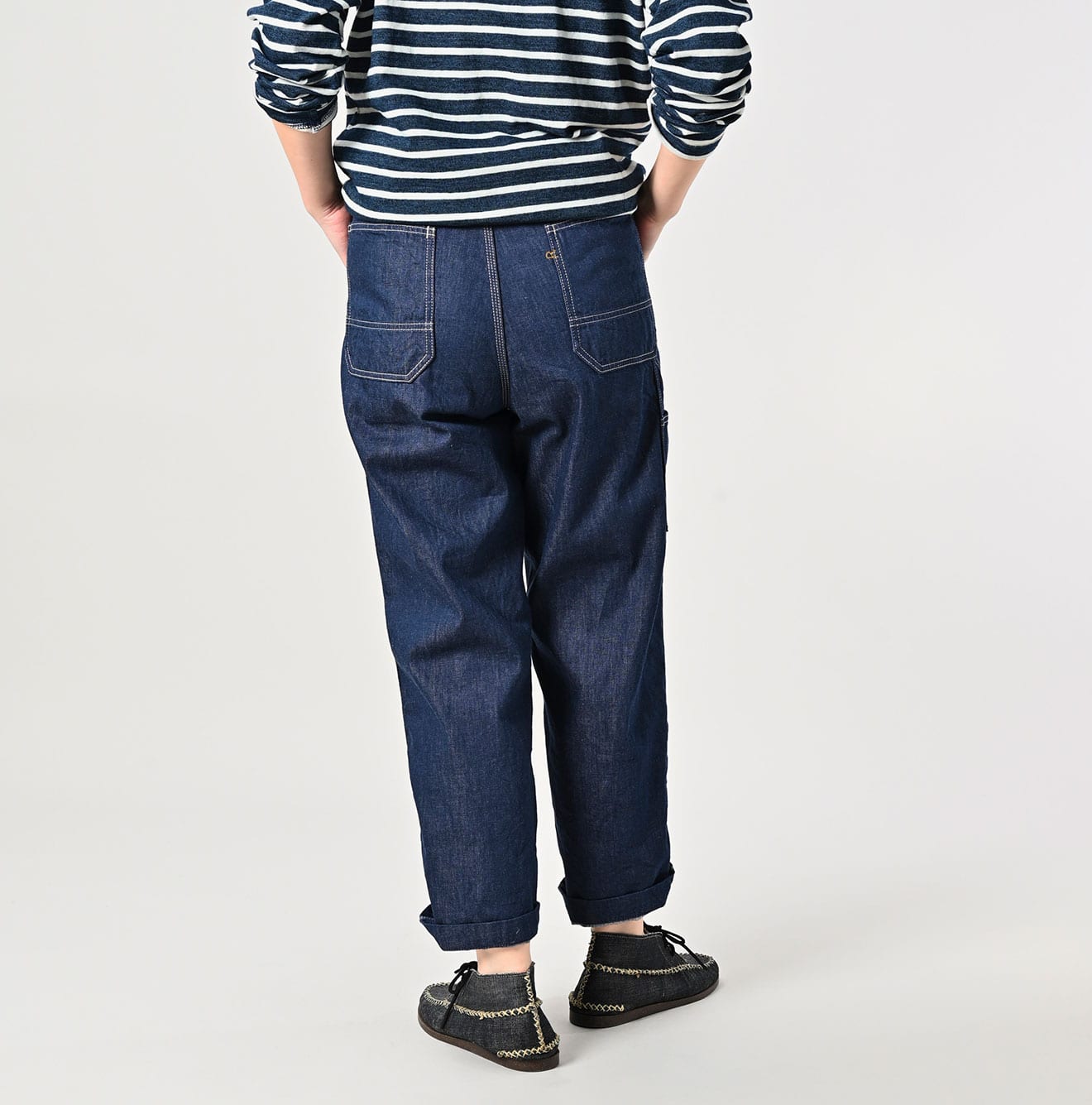 45R Mon-petit Denim Baker Pants Now