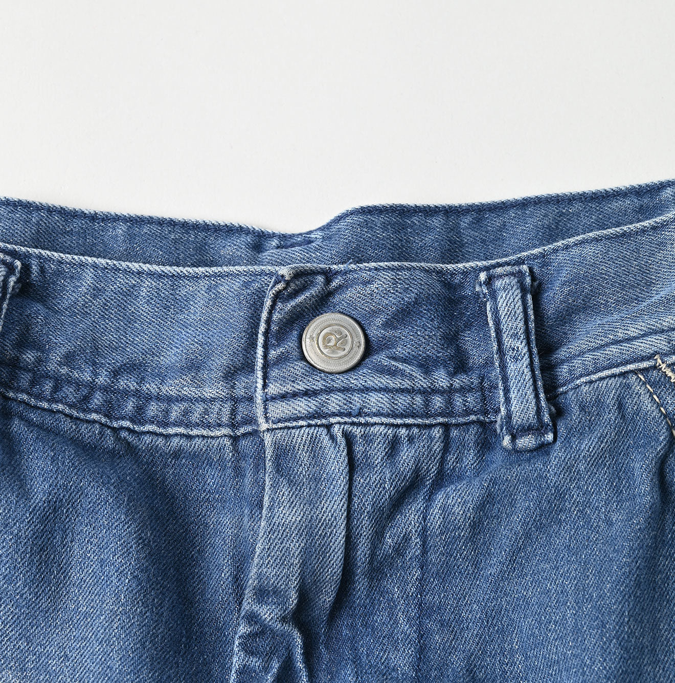 45R Mon-petit Denim Baker Pants Tan