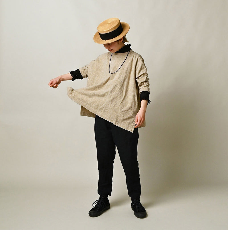 45R Big Slit T-shirt (Top-dyed)