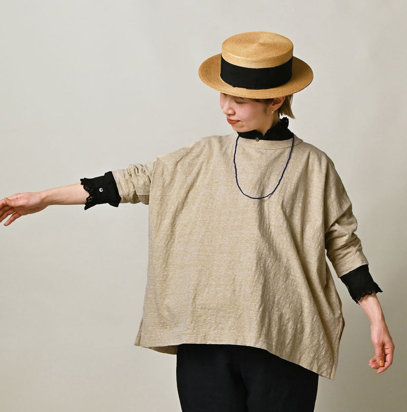 45R Big Slit T-shirt (Top-dyed)