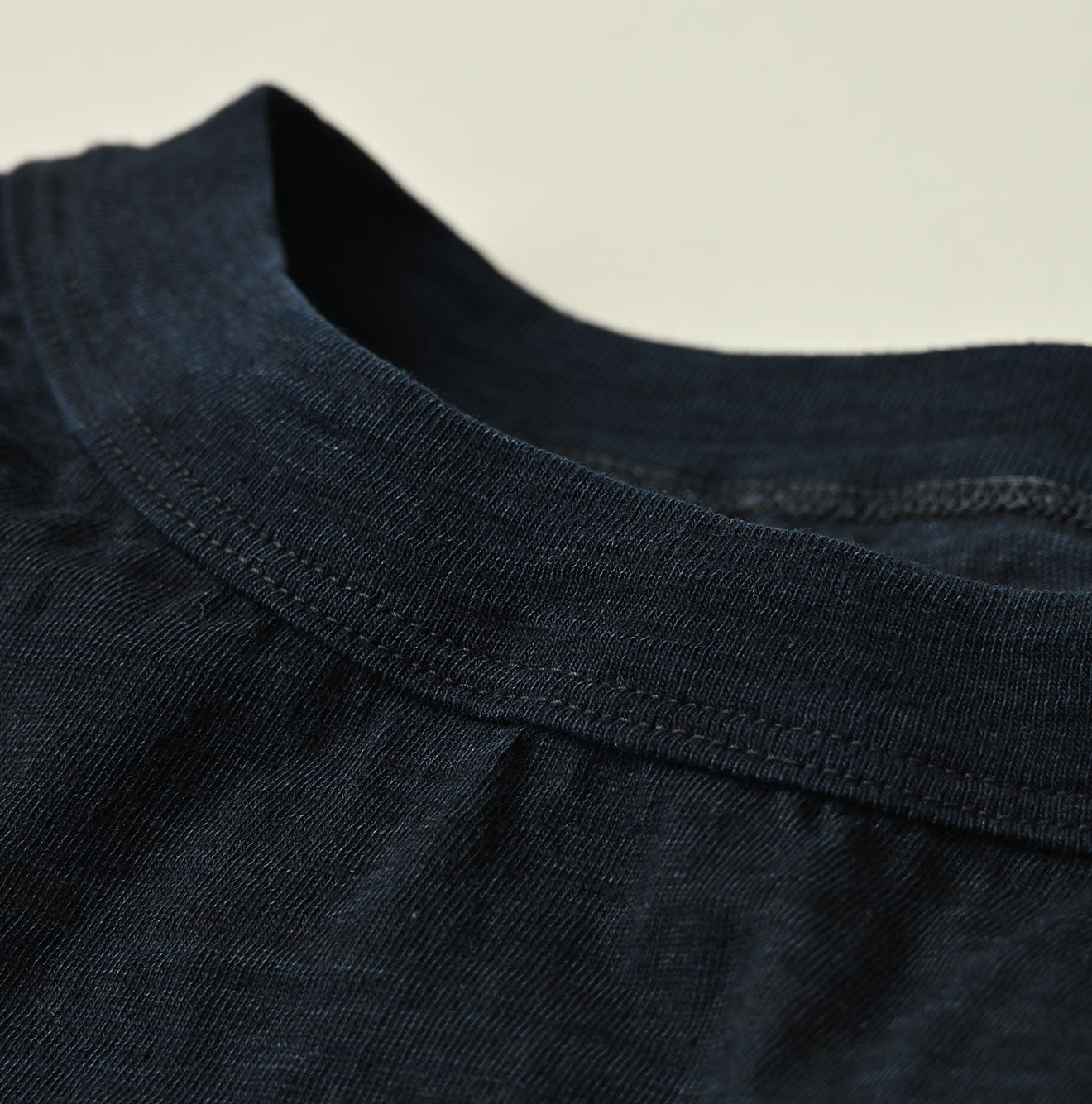 45R Indigo Big Slit T-shirt