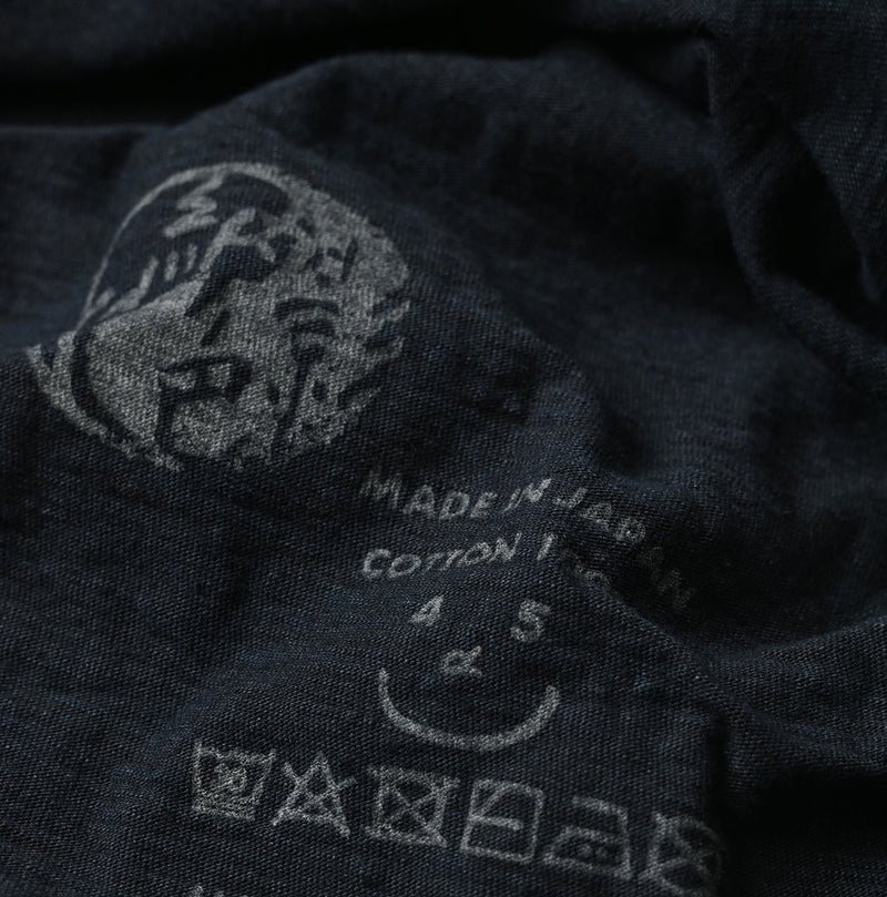 45R Indigo Big Slit T-shirt