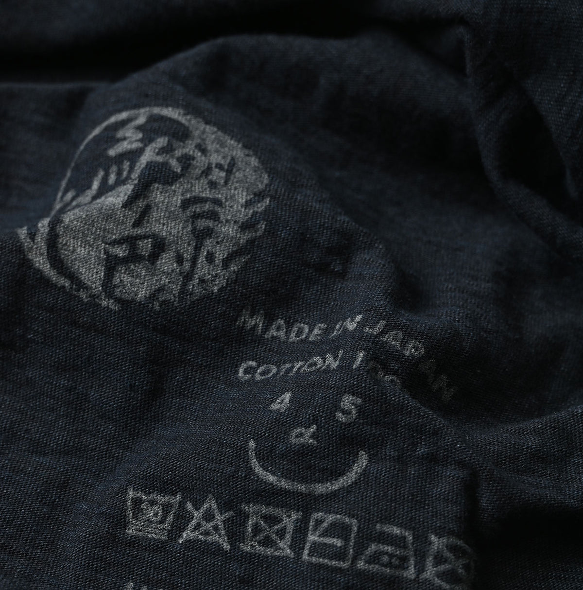 45R Indigo Big Slit T-shirt