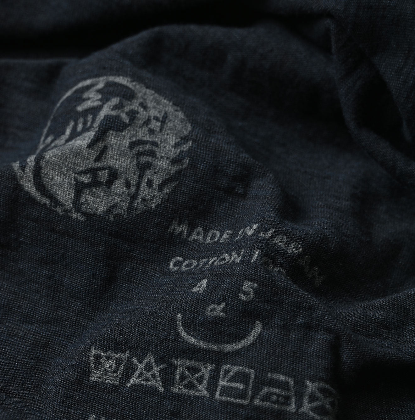 45R Indigo Big Slit T-shirt