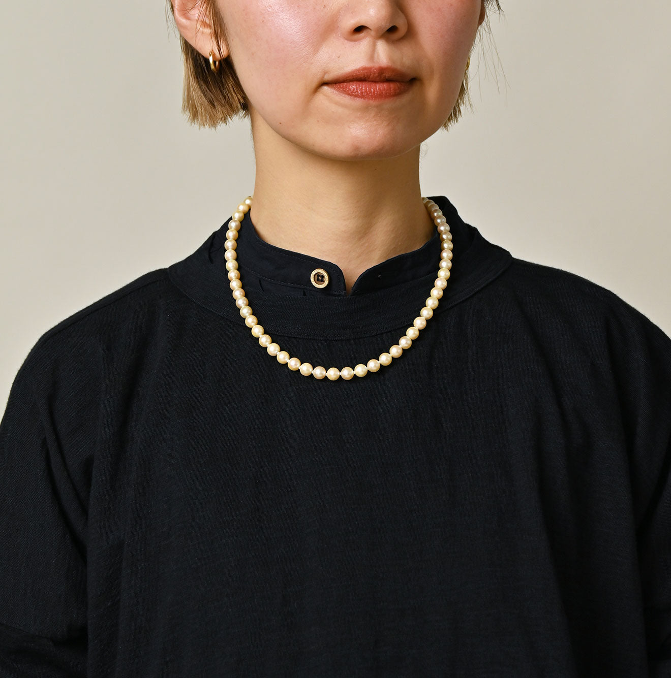 45R Indigo Big Slit T-shirt