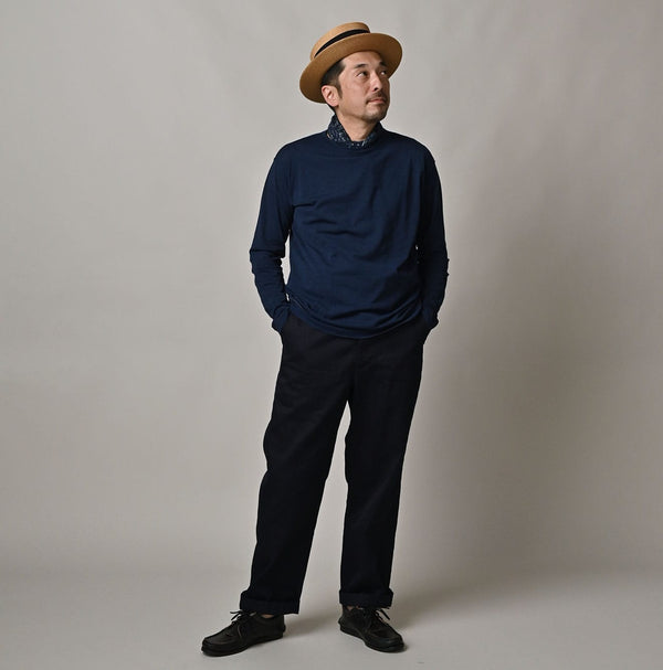 45R Indigo Supima Tenjiku 908 Long Sleeve T-shirt