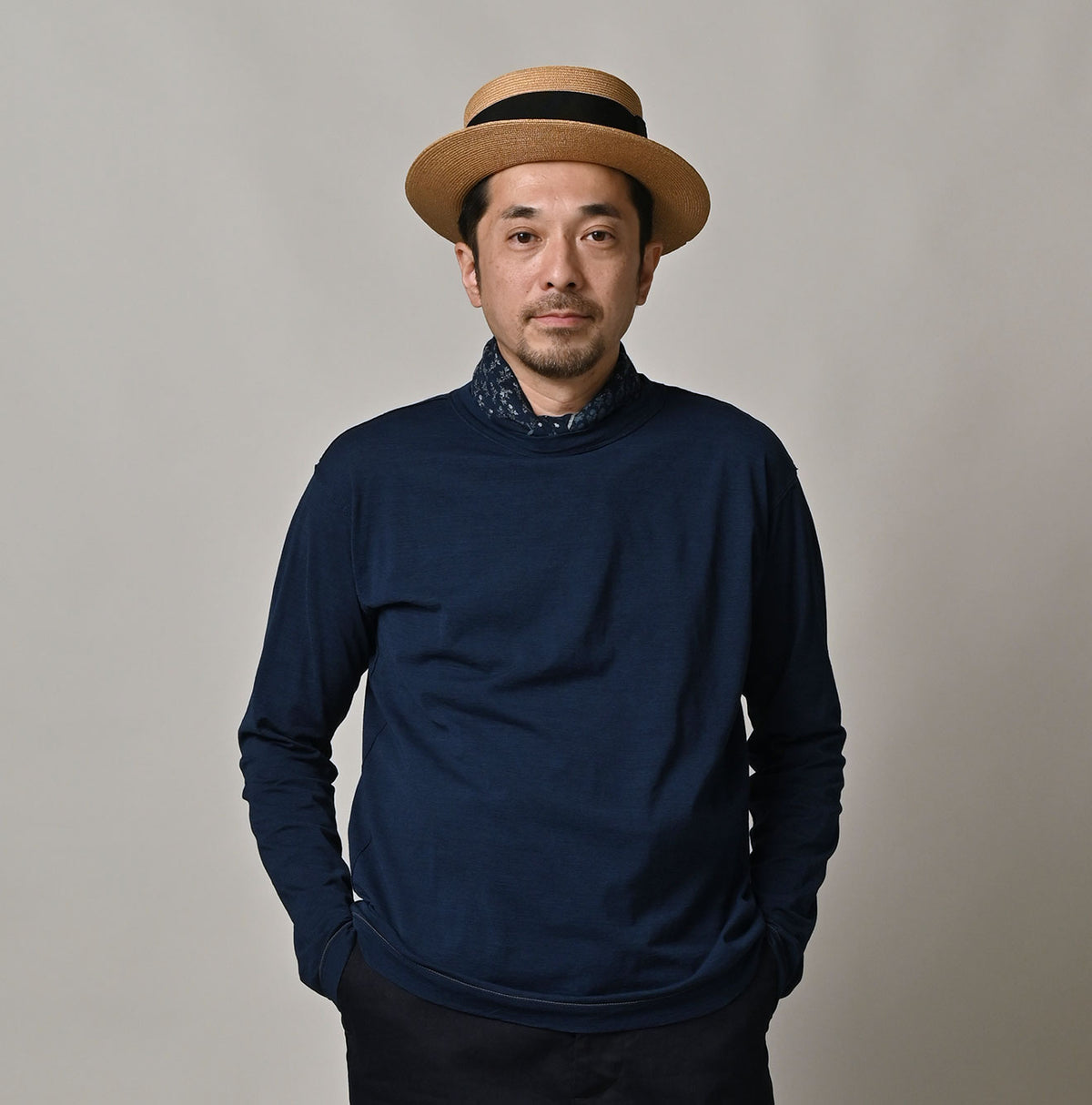 45R Indigo Supima Tenjiku 908 Long Sleeve T-shirt