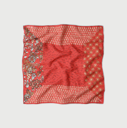 45R Supima Twill Patchwork Flower Bandana