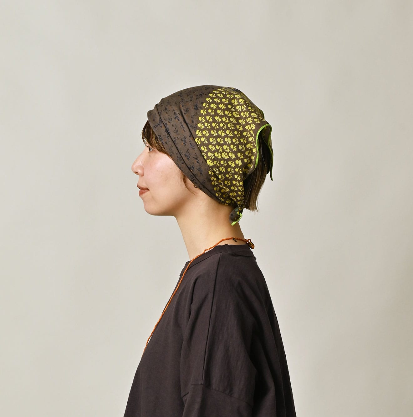 Supima Twill Patchwork Flower Bandana | 45R Official Online Store