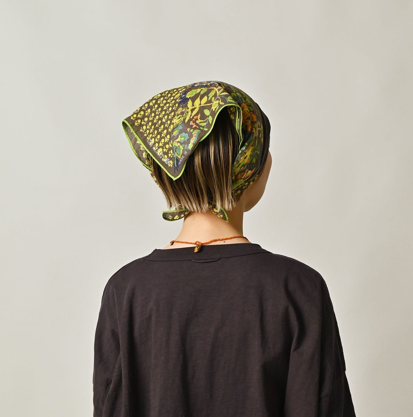 Supima Twill Patchwork Flower Bandana | 45R Official Online Store