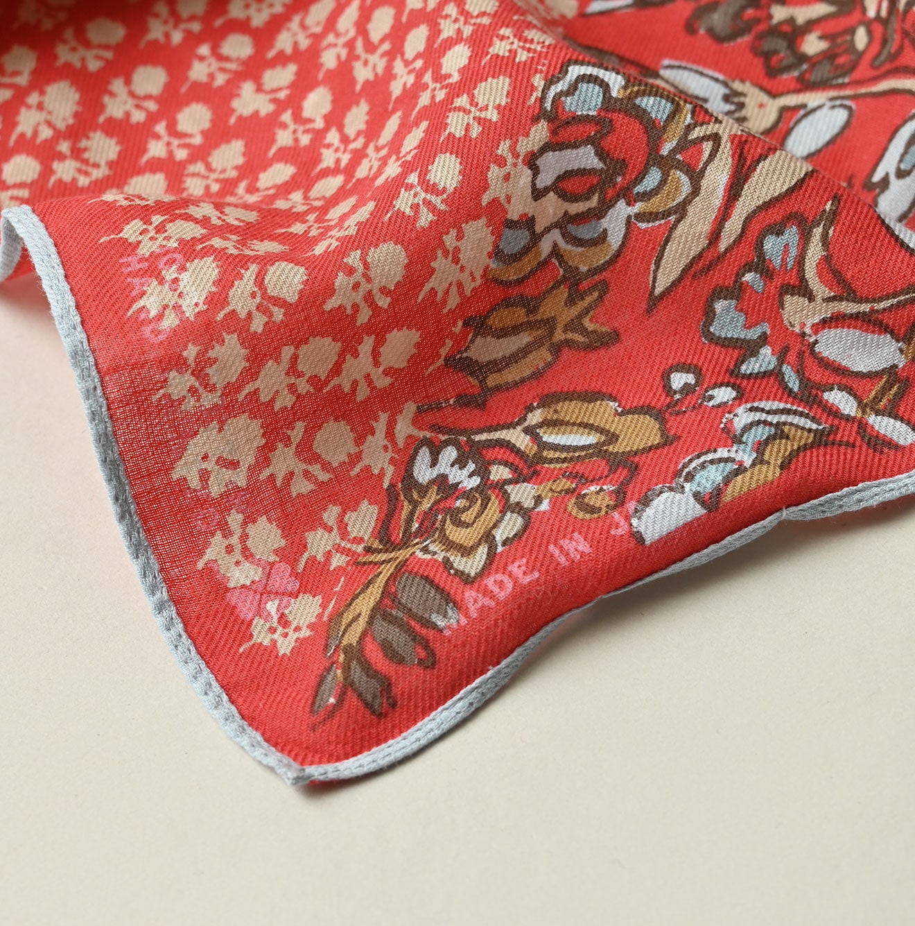 Supima Twill Patchwork Flower Bandana | 45R Official Online Store