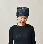 45R Indigo Supima Twill Patchwork Flower Bandana