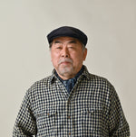 45R Indigo Supima Twill Patchwork Flower Bandana