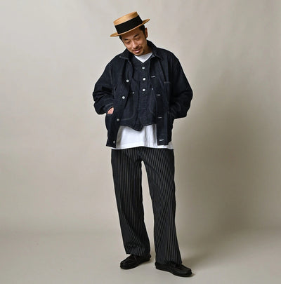 9.4oz Denim 908 Ocean Coverall Tan main image 0