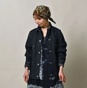9.4oz Denim 908 Ocean Coverall Zyu main image 0