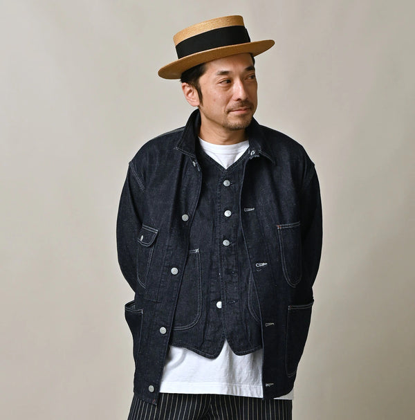 9.4oz Denim 908 Ocean Coverall Nou
