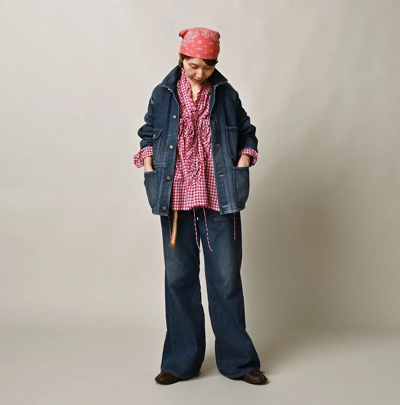 45R 9.4oz Denim 908 Ocean Coverall Zyu - Image 3