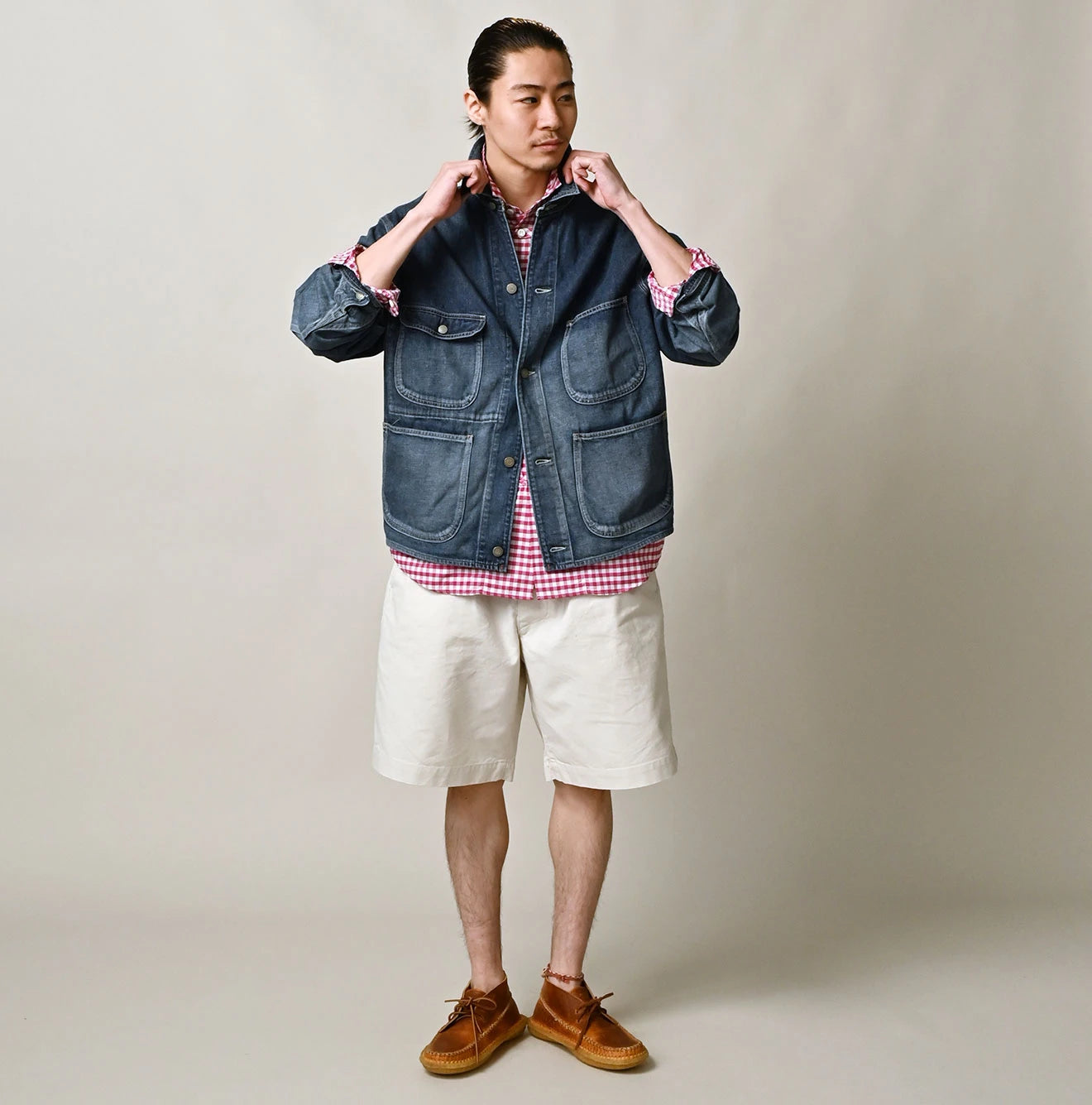 45R 9.4oz Denim 908 Ocean Coverall Zyu - Image 2