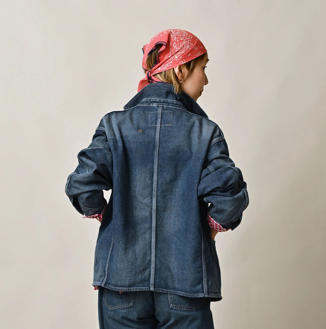 45R 9.4oz Denim 908 Ocean Coverall Zyu - Image 9