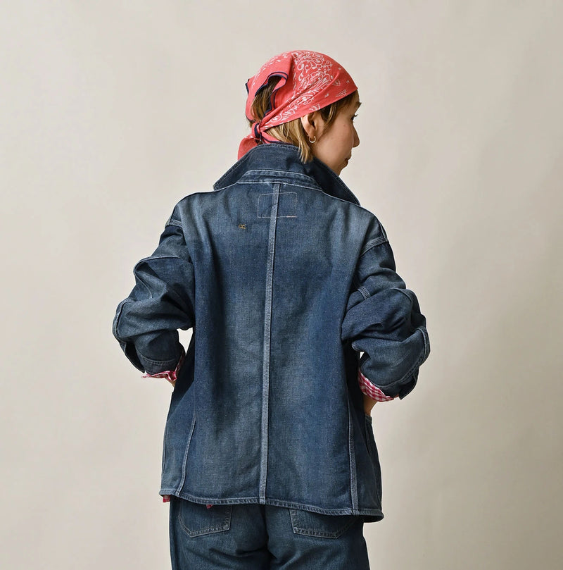 45R 9.4oz Denim 908 Ocean Coverall Zyu - Image 9