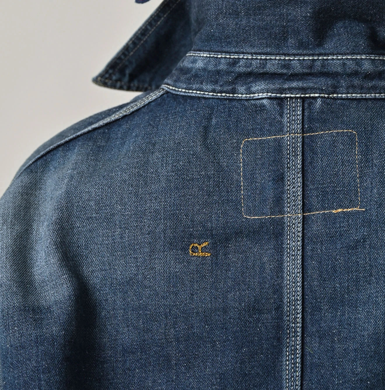 45R 9.4oz Denim 908 Ocean Coverall Zyu - Image 14