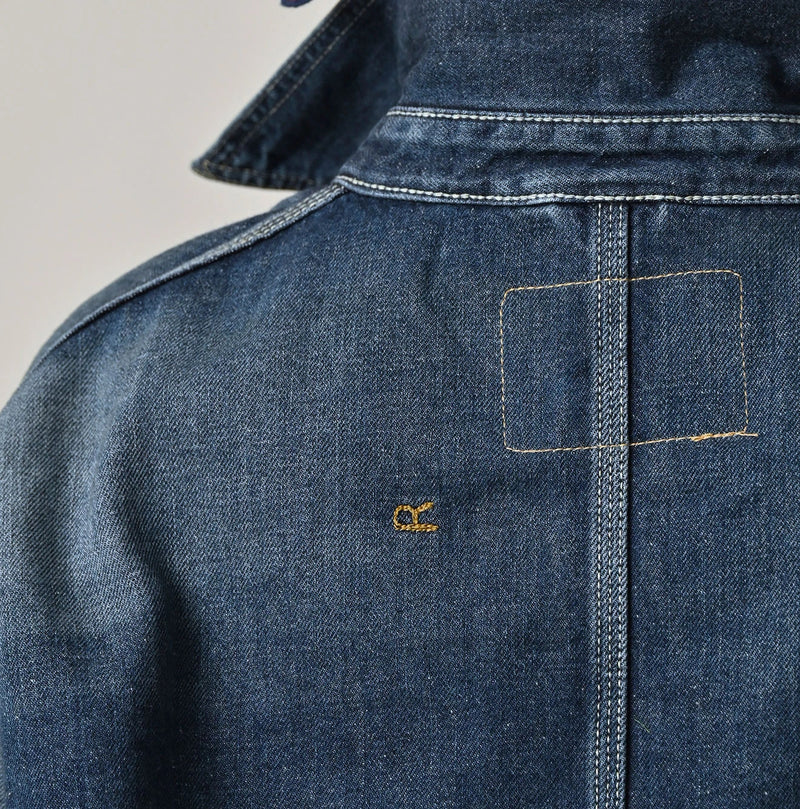 45R 9.4oz Denim 908 Ocean Coverall Zyu - Image 14