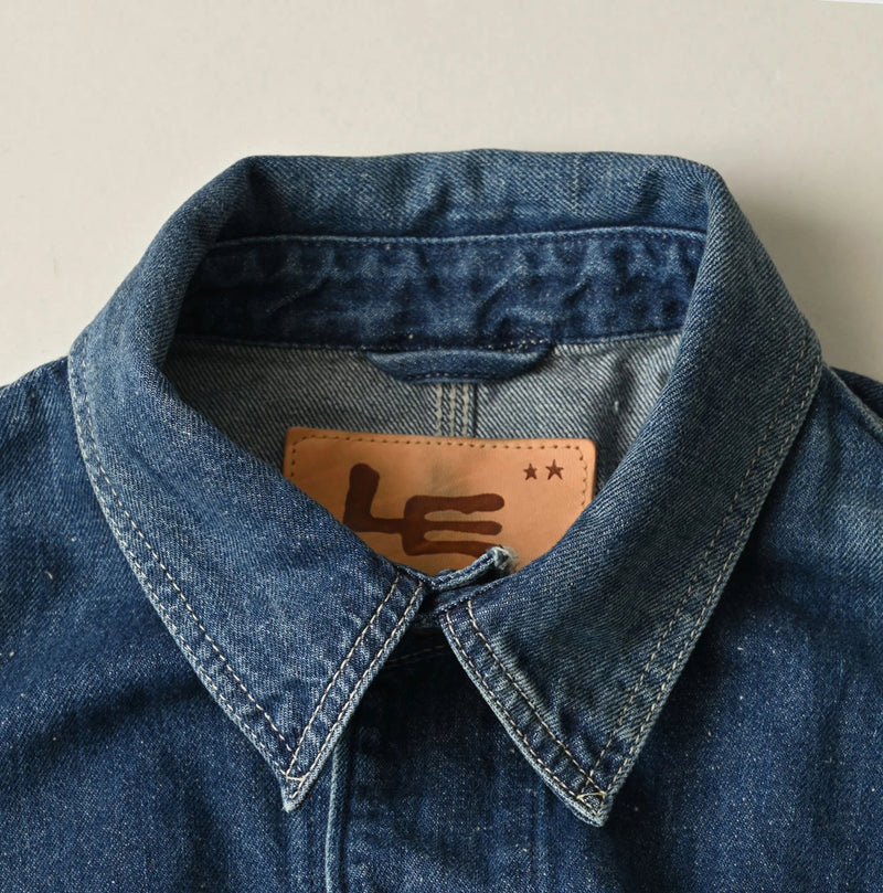 45R 9.4oz Denim 908 Ocean Coverall Zyu - Image 16