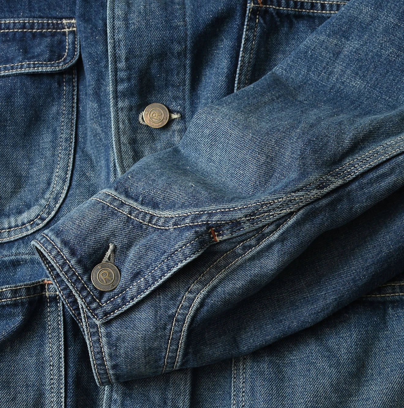 45R 9.4oz Denim 908 Ocean Coverall Zyu - Image 21