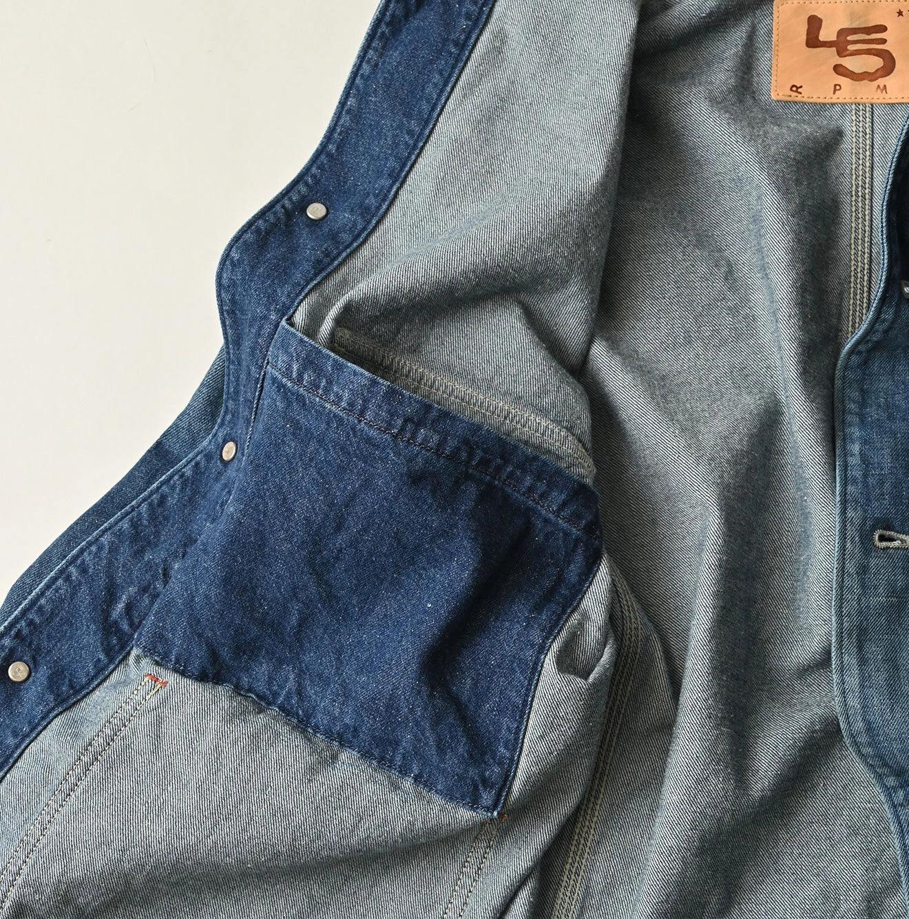 45R 9.4oz Denim 908 Ocean Coverall Zyu