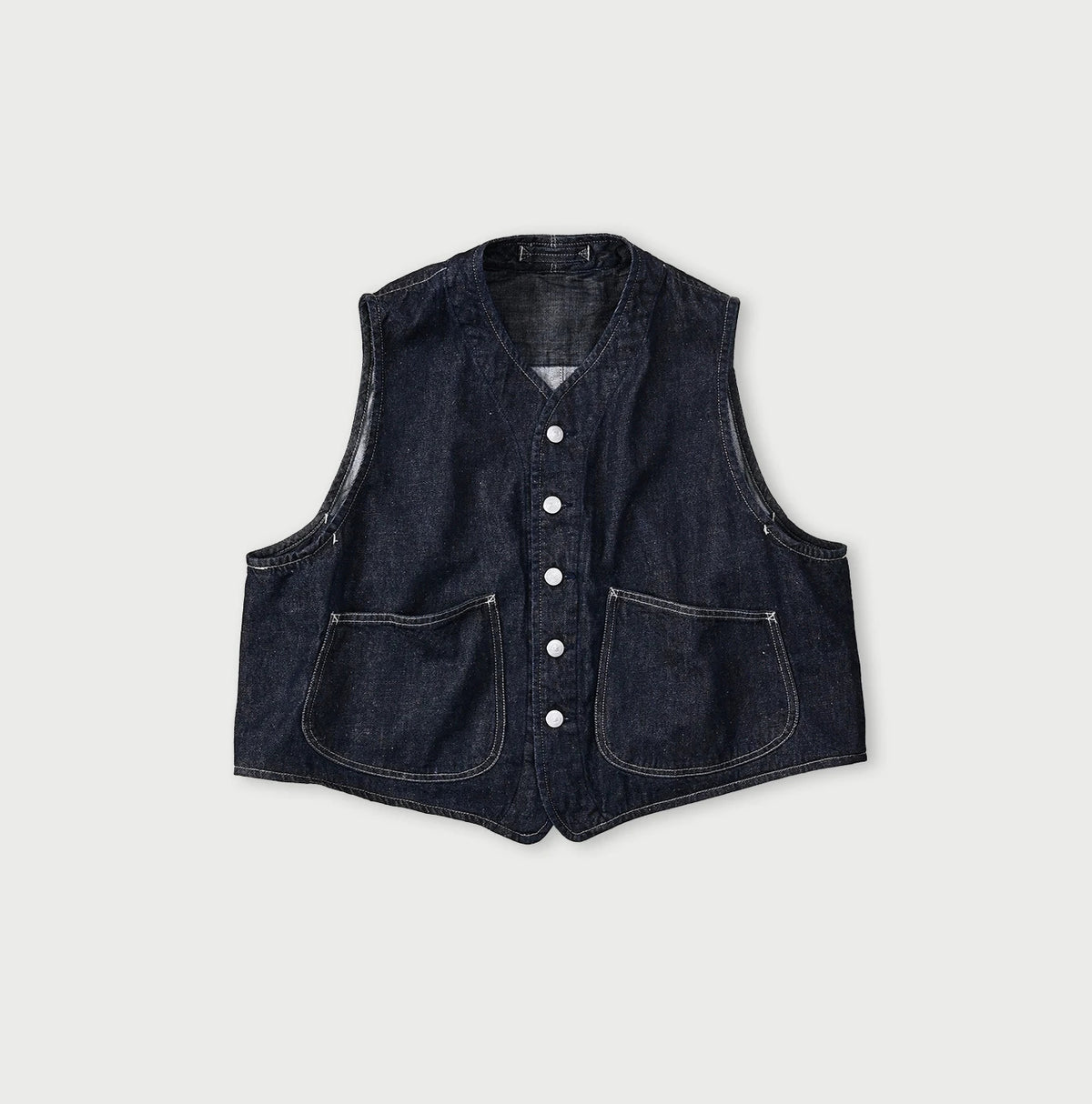9.4oz Denim 908 Ocean Hunting Vest Nou