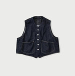 9.4oz Denim 908 Ocean Hunting Vest Nou