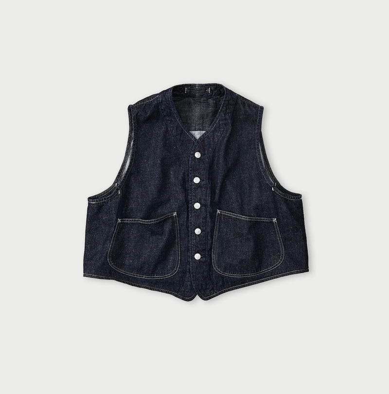 9.4oz Denim 908 Ocean Hunting Vest Nou - Image 1