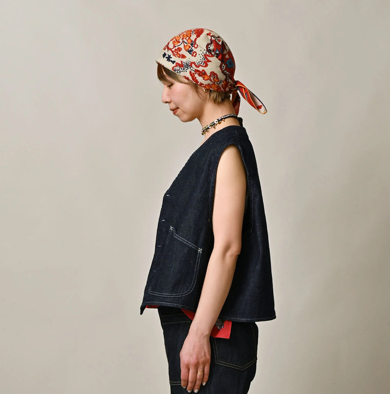 9.4oz Denim 908 Ocean Hunting Vest Nou - Image 8